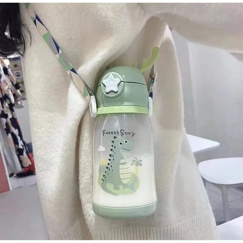 Garrafa Água Infantil Personagens Chifrinhos ALCE 600ml