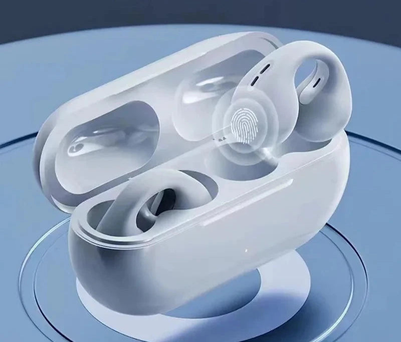 Fone de ouvido sem fio Bluetooth de condução óssea