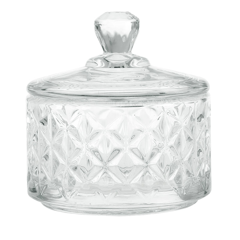Baleiro De Vidro Diamante 85ml