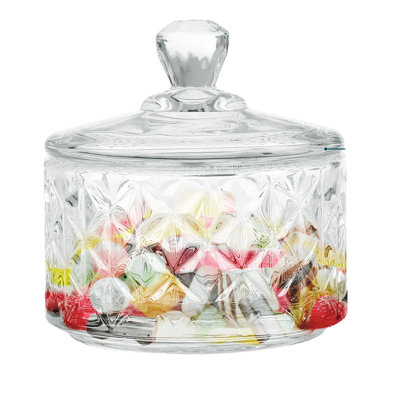 Baleiro De Vidro Diamante 85ml