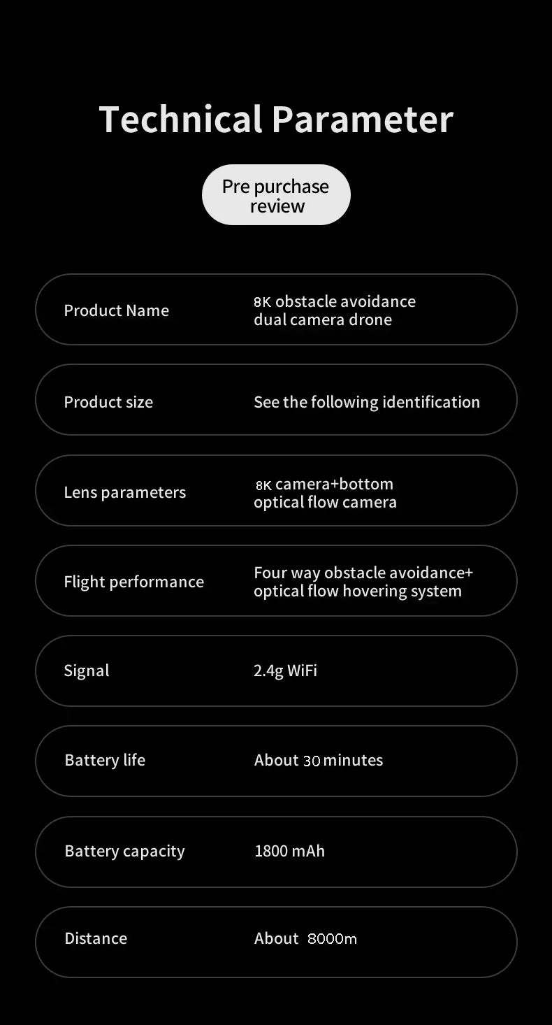 Xiaomi KY102 Drone 8K Câmera Dupla Profissional 10000M Quadricóptero Sem Escovas Evitação de Obstáculos Fluxo Óptico Drone Aéreo RC