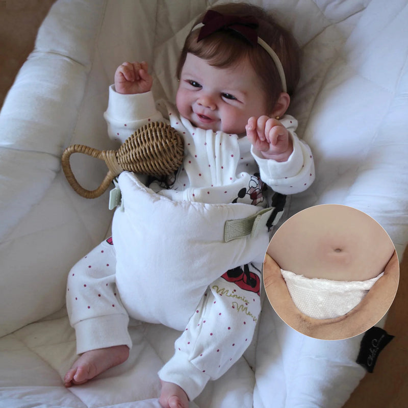 Bebê Reborn Realista 3D - Vivi