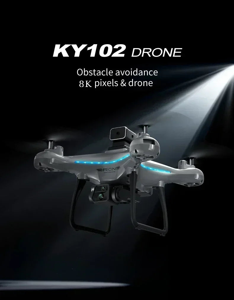 Xiaomi KY102 Drone 8K Câmera Dupla Profissional 10000M Quadricóptero Sem Escovas Evitação de Obstáculos Fluxo Óptico Drone Aéreo RC