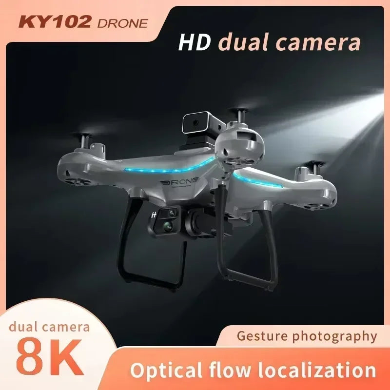 Xiaomi KY102 Drone 8K Câmera Dupla Profissional 10000M Quadricóptero Sem Escovas Evitação de Obstáculos Fluxo Óptico Drone Aéreo RC